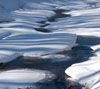 奥日光　逆川の氷　氷・雪のスマートフォン壁紙