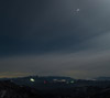 月明かりの八ヶ岳連峰　月夜の景色のスマートフォン壁紙