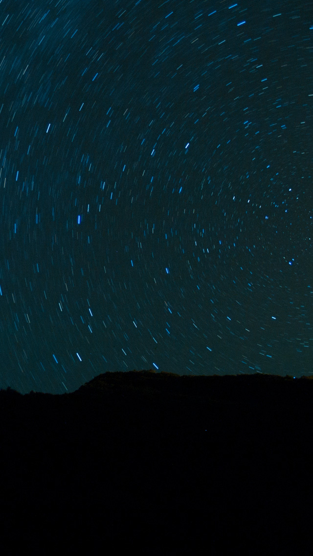 桧枝岐　秋の夜空　星空　スマートフォン壁紙