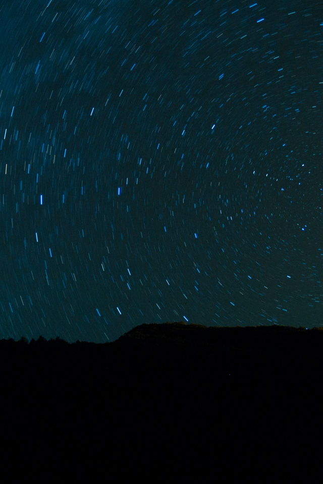 桧枝岐　秋の夜空　星空　スマートフォン壁紙