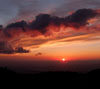 那須岳の夜明け　日の出　スマートフォン壁紙