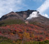 那須岳（茶臼岳）の紅葉　スマートフォン壁紙