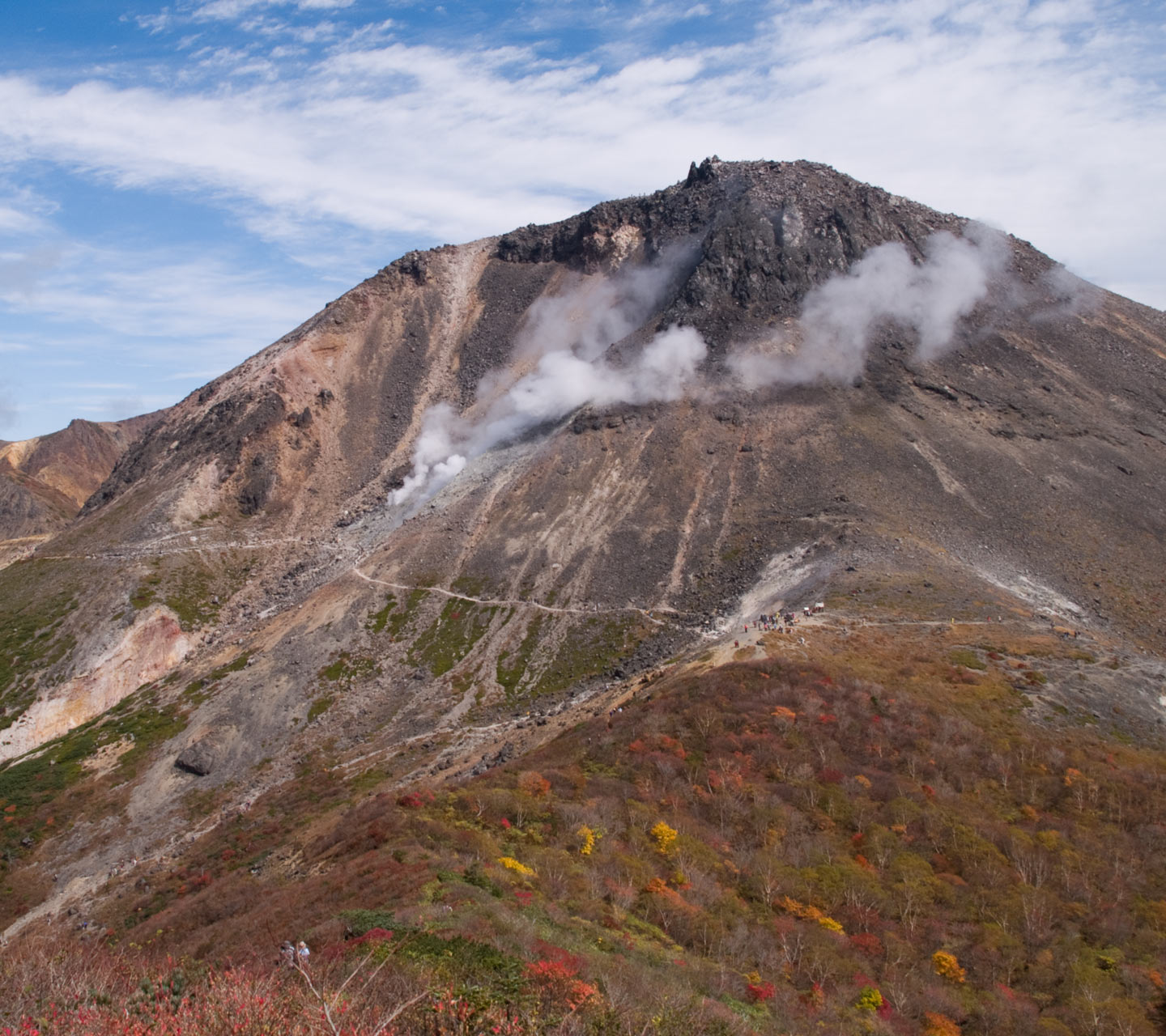 山の景色 那須岳 スマートフォン無料壁紙 1440 1280 Android向け