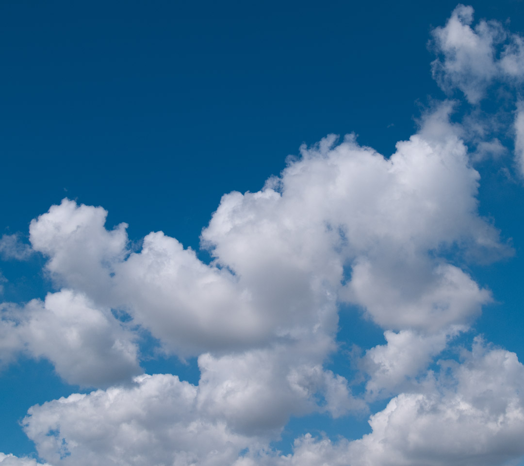 夏の光景　夏の雲　スマートフォン壁紙
