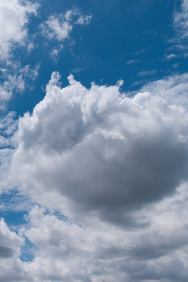 夏の雲　夏の雲　スマートフォン壁紙