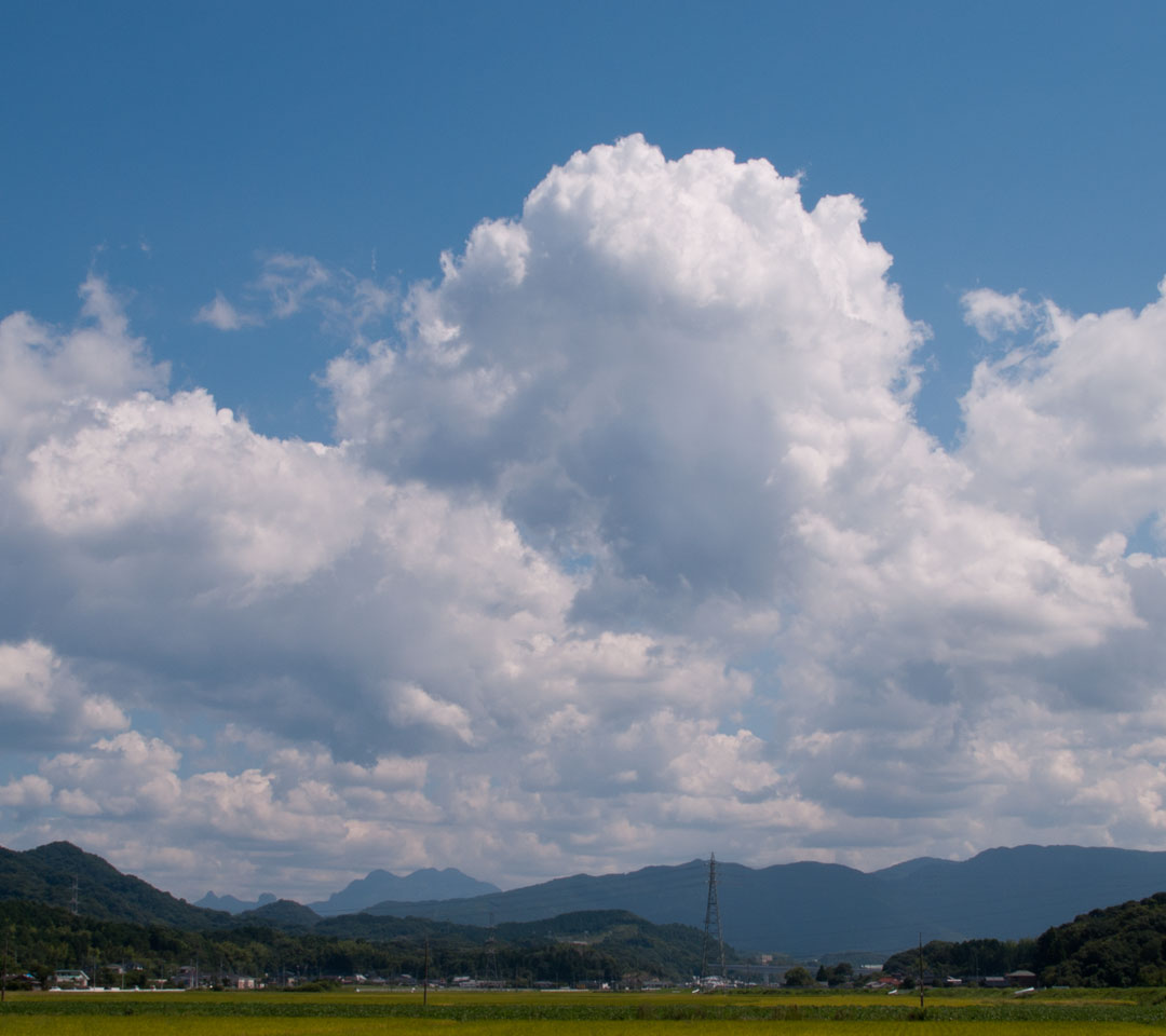 夏の景色　夏の雲　スマートフォン壁紙