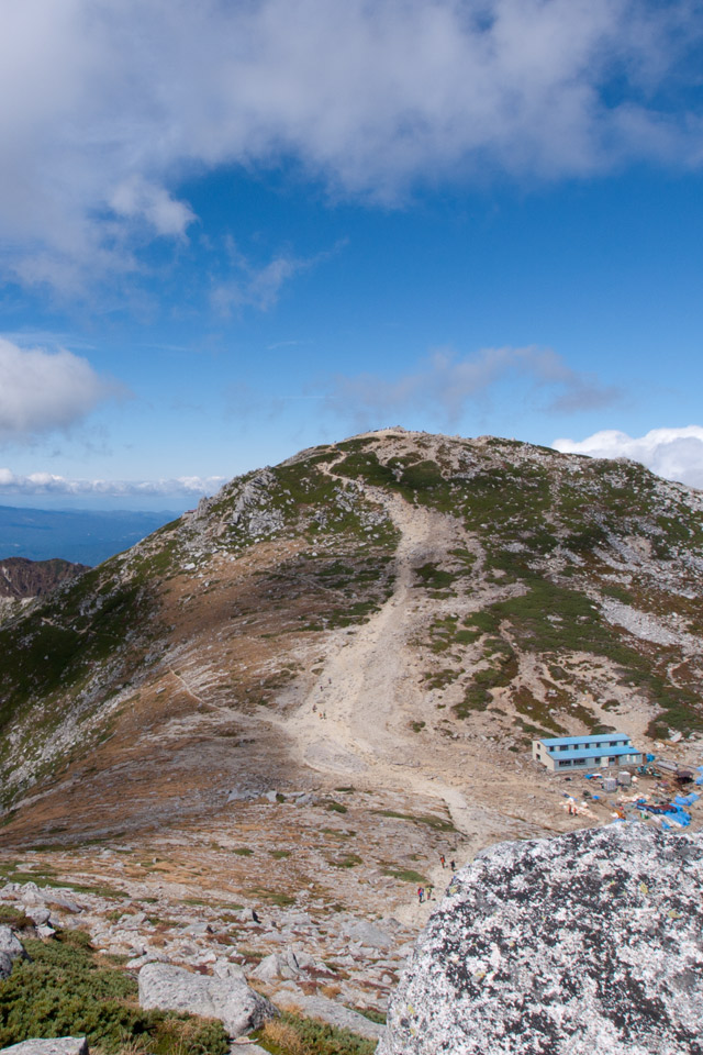 木曽駒ヶ岳（中岳より）　山の景色（長野県）　スマートフォン壁紙