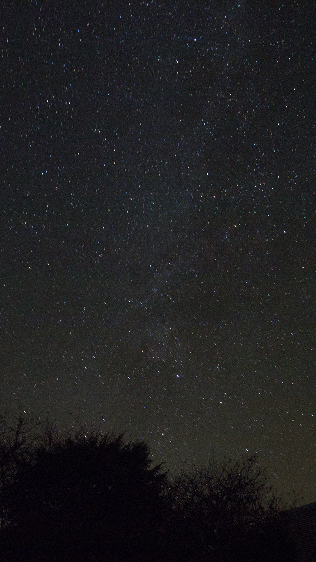 天の川　奥日光の星空　星空　スマートフォン壁紙