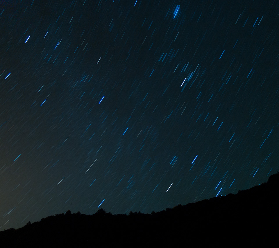 桧枝岐　秋の夜空　星空　スマートフォン壁紙