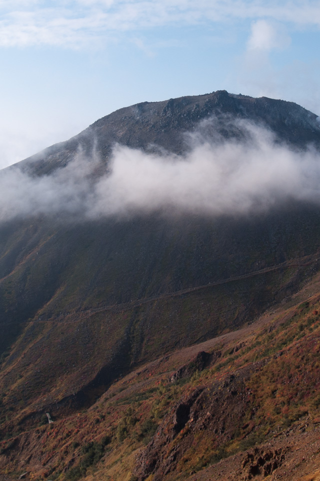 茶臼岳　山の景色（栃木県）　スマートフォン壁紙